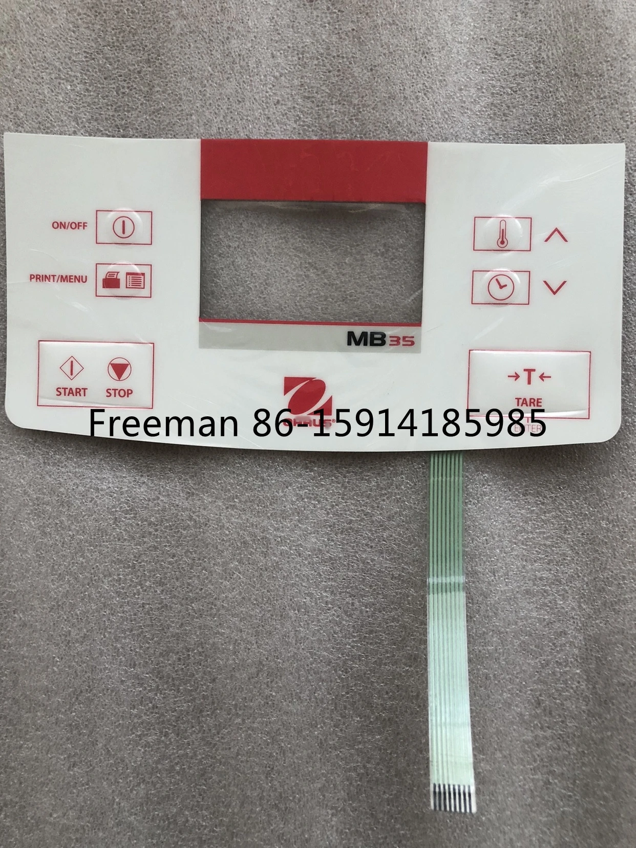 New Replacement Touch Membrane Keypad for OHAUS MB35