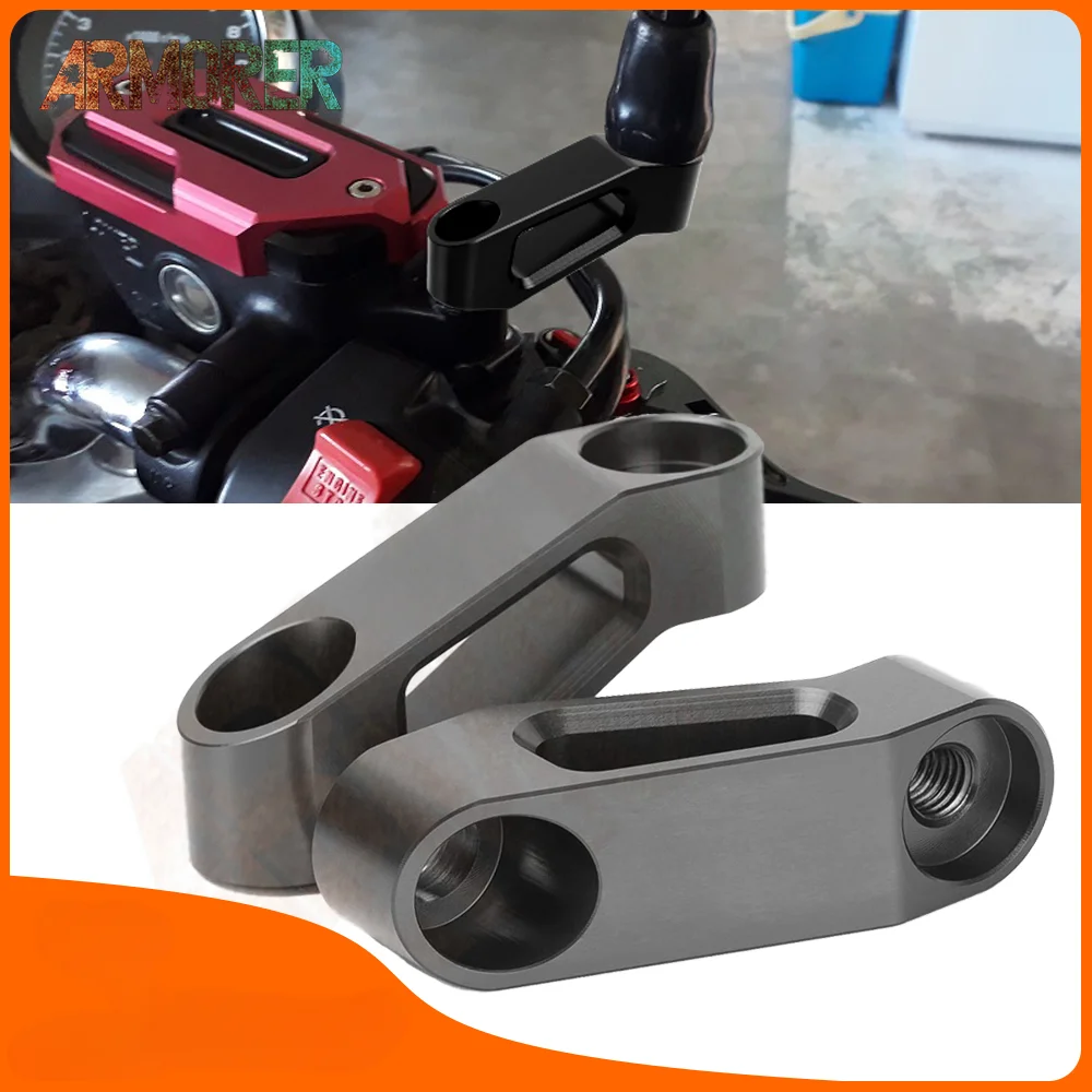 For KTM 390 ADVENTURE 390 ADV 390ADV 390ADVENTURE 2019 2020 2021 2022 2023 Motorcycle Rearview Mirror Extension Bracket Holder