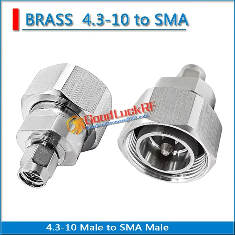 

MINI-DIN miniDIN mini DIN 4.3-10 4.3/10 4310 Male to SMA Male Straight Copper 4310 Female to SMA Female RF Connector Adapters
