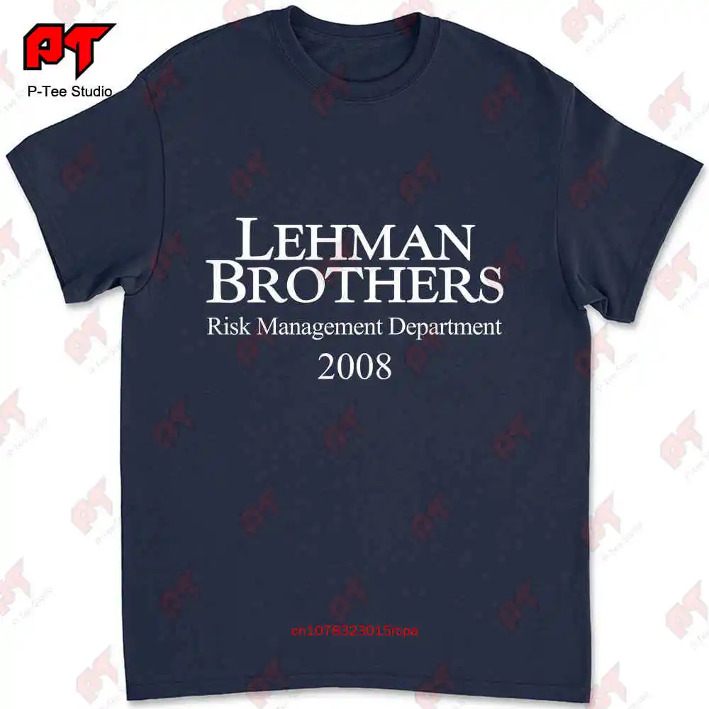 Lehman Brothers Risk Management Department 2008 T-shirt MT4F