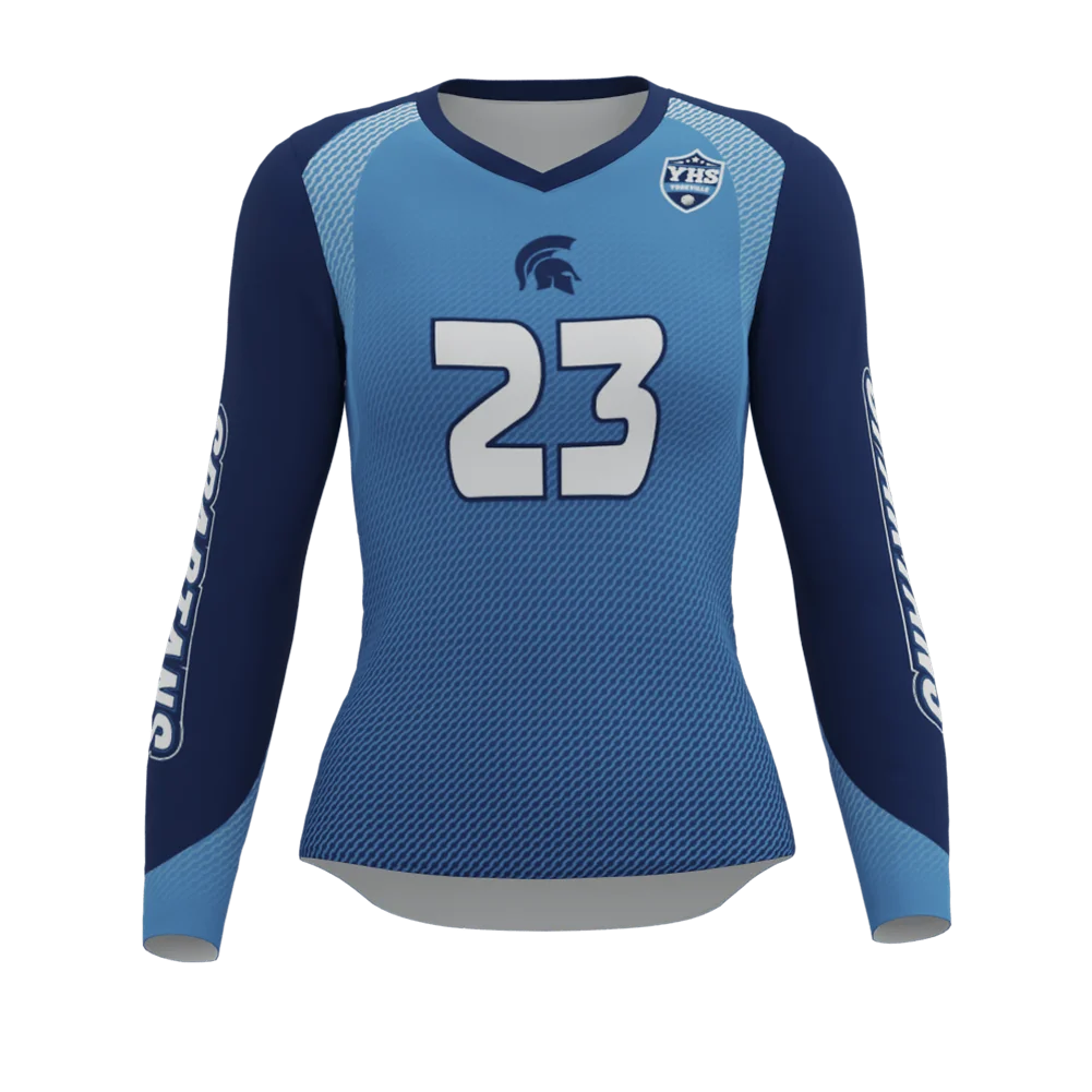 Custom Professional Women Volleyball Jerseys Sportwear Suit Youth Volleyball Long Sleeve Training Kits School Team Uniforms