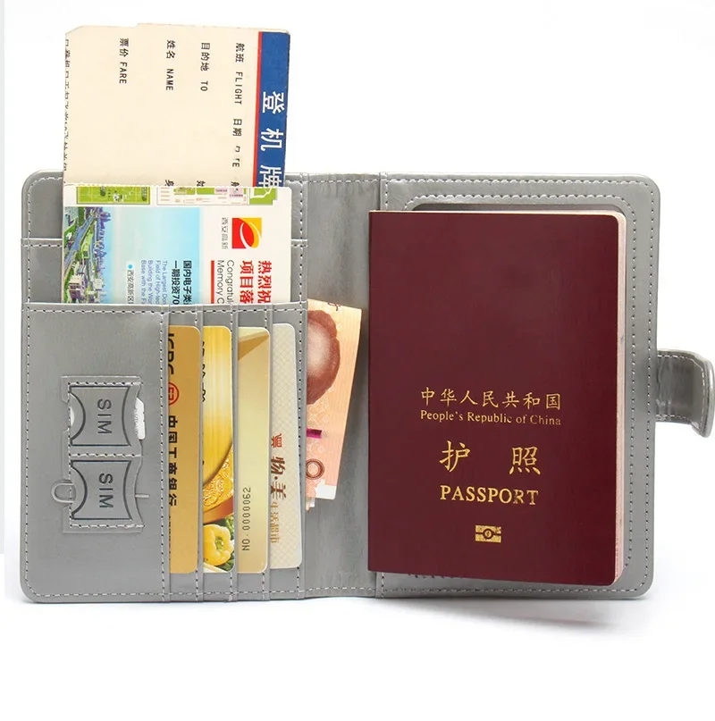 Personalised Passport Cover with Name or Logo Designer Unique Customized Passport Holders for Family