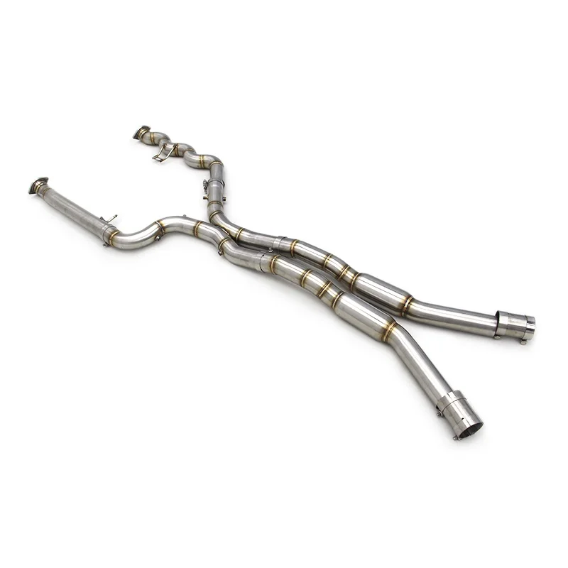 

Head Section High flow Pipes Exhaust Pipes branch downpipe Exhaust Pipe with catalyst For BMW M3 G80/G82 3.0T 2021-2022