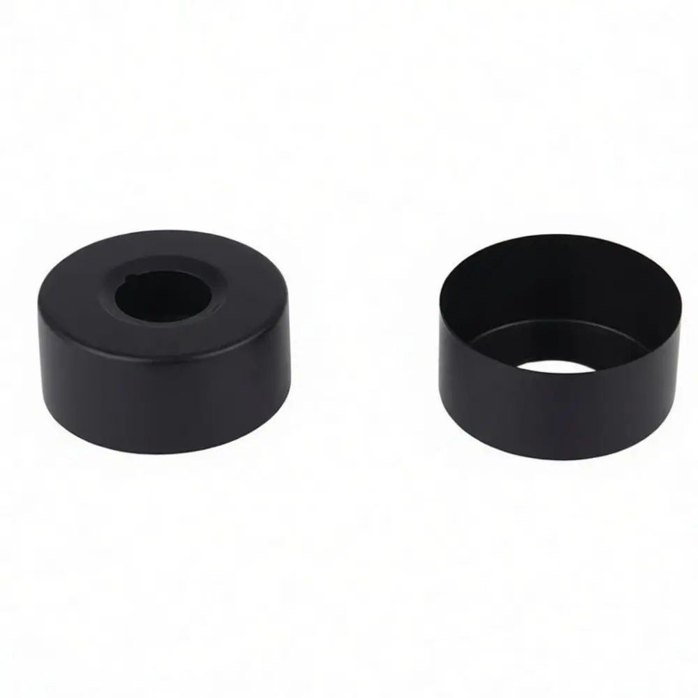 Stainless Steel Black Decorative Escutcheon For Shower Mixer Valve Pipe Wall Hole Protection Cover Plumbing Hardware Trim