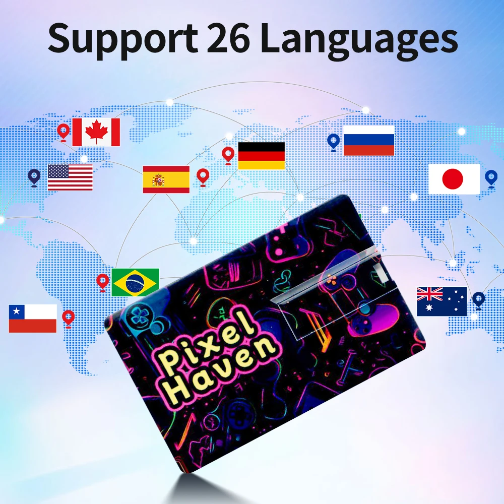 Pixel Haven Card with 15876 Games for XBOX/SWITCH/PS3/PS2/DC/N64