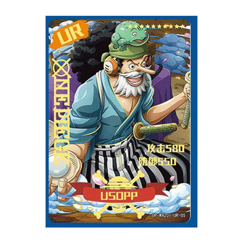 Anime ONE PIECE Rare UR Reflections Flash Cards Burukku Chopper Franky Usopp Toys for boys Collectible Cards Birthday Gifts