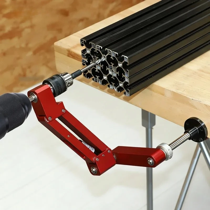 Tapping Cantilever Bracket Hand Drill Tapping Aid Aluminum Profile DIY Horizontal Vertical Tapping Guide Tool Accessory