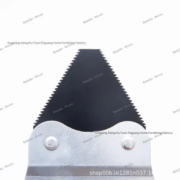New 65 Manganese Steel Multi-purpose Lawn Mower Blade Quenching Triangle Knife Sawtooth Knife Brush Cutter Universal Lawn Mower
