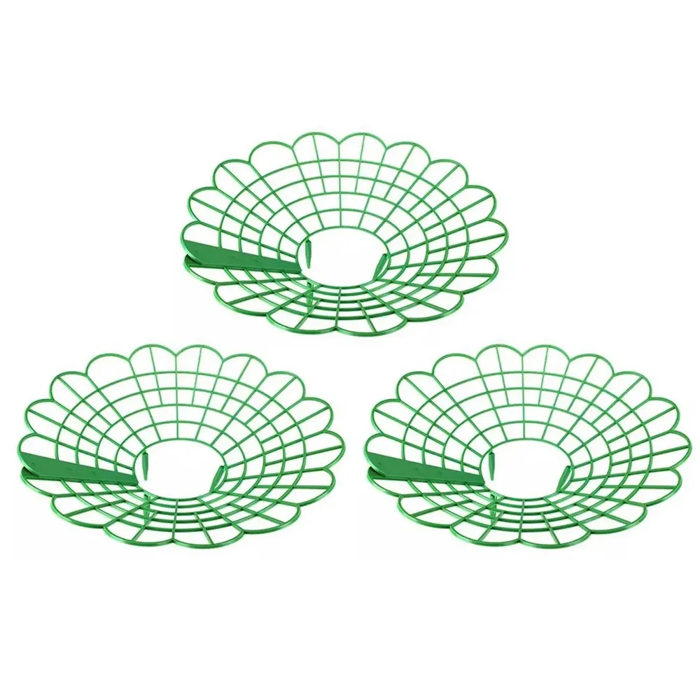 

1/3Pcs Round Strawberry Stand Anti-corrosion with Three Sturdy Legs Strawberry Cradle Support Anti-ground Plant Tray Stand