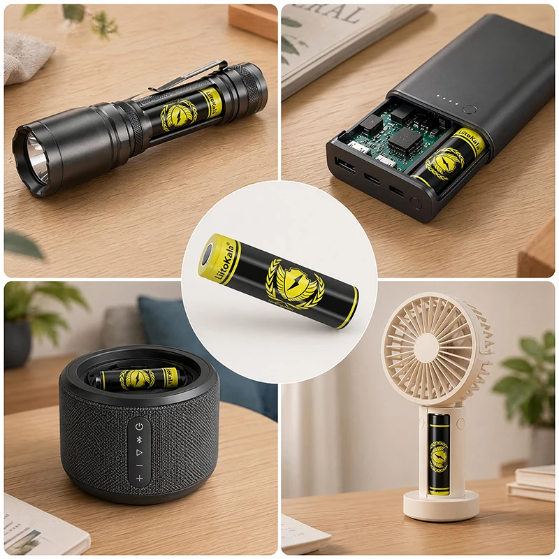 LiitoKala 18650 King4000 4000mAh 12A High Drain 3.7V Rechargeable Lithium Ion Battery for Power Tools Flashlight