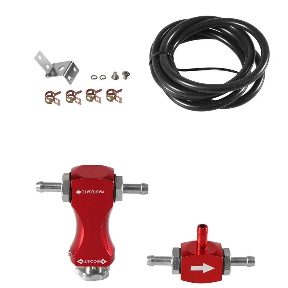 Manual Boost Controller Compatible with For Turbocharged Engines Featuring Aluminum Construction and Complete Installation Kit