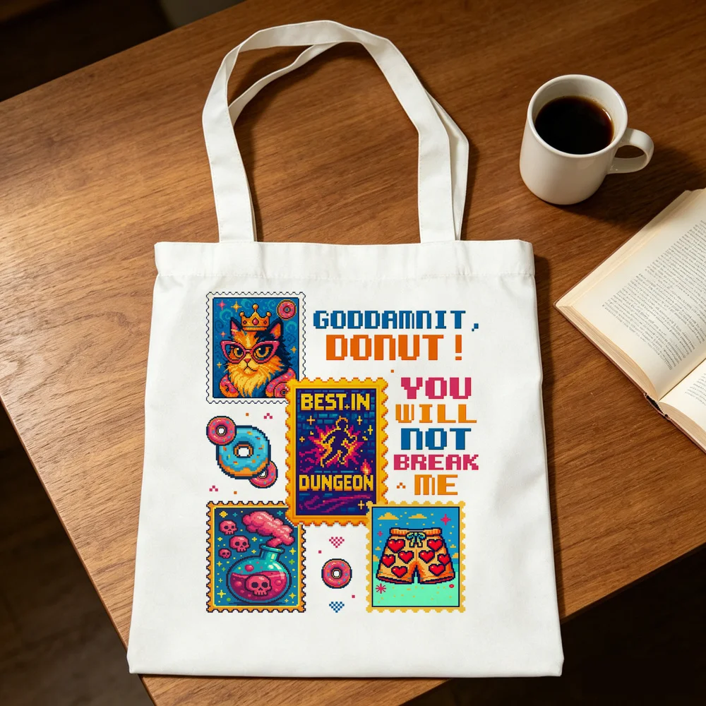 Dungeon Crawler Carl tote bag shopper einkaufstasche personnalisable reusable shoulder  woman