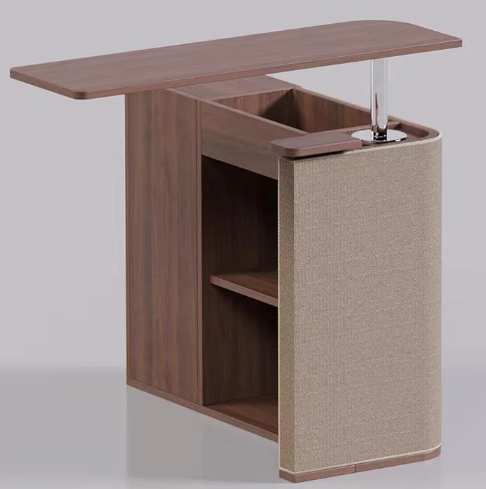 Adjustable Height 2-in-1 Modern Wood Cat House & End Table-Multifunctional With Hidden Pet Bed And Condo
