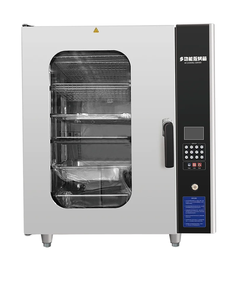 T*& Commercial Convection Oven with Steam Function, Electric and Gas Dual-purpose, Stainless Steel Oven, Suitable for Bakery Use