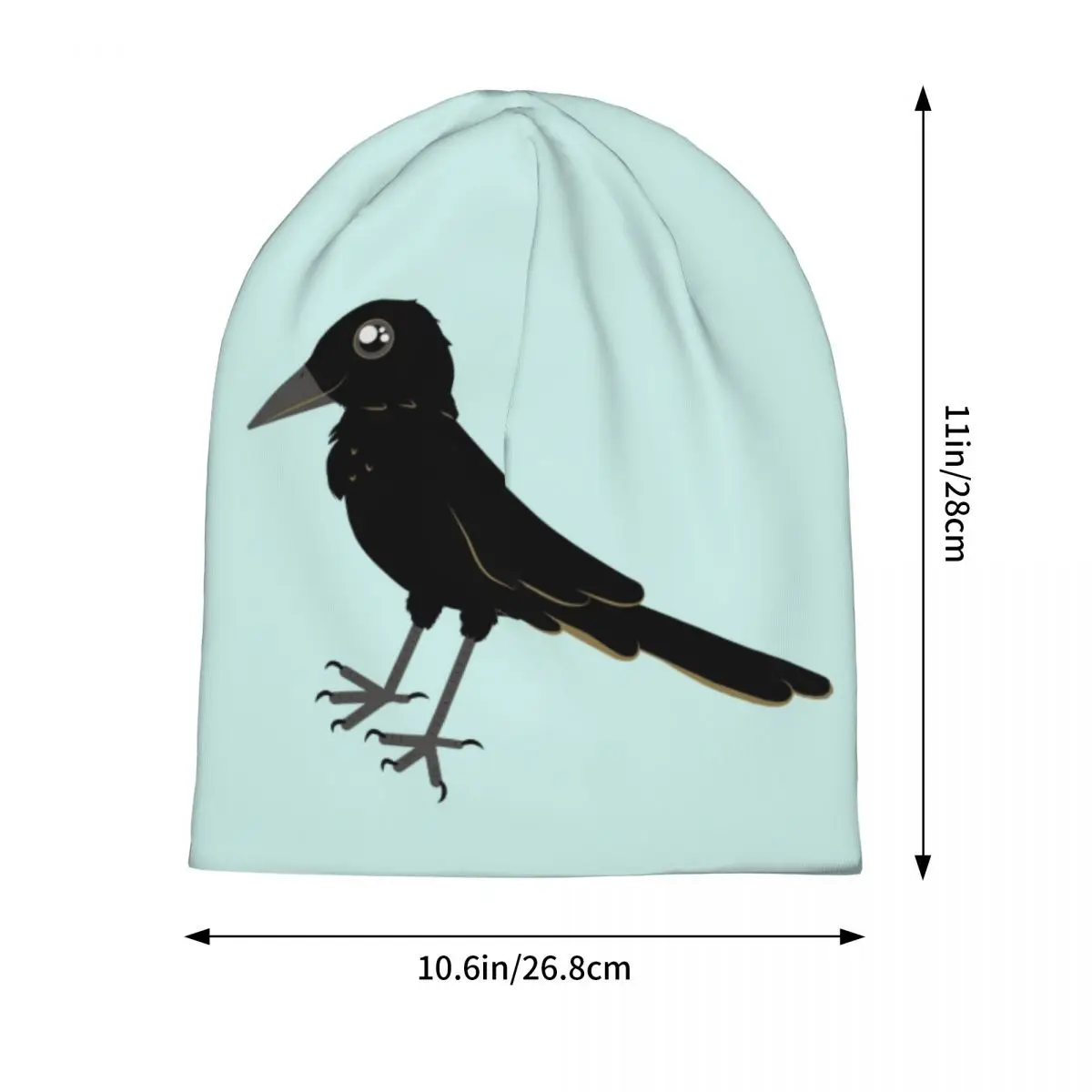 Cutie Crow Warm Knitted Cap Hip Hop Bonnet Hat Autumn Winter Outdoor Beanies Hats for Men Women Adult