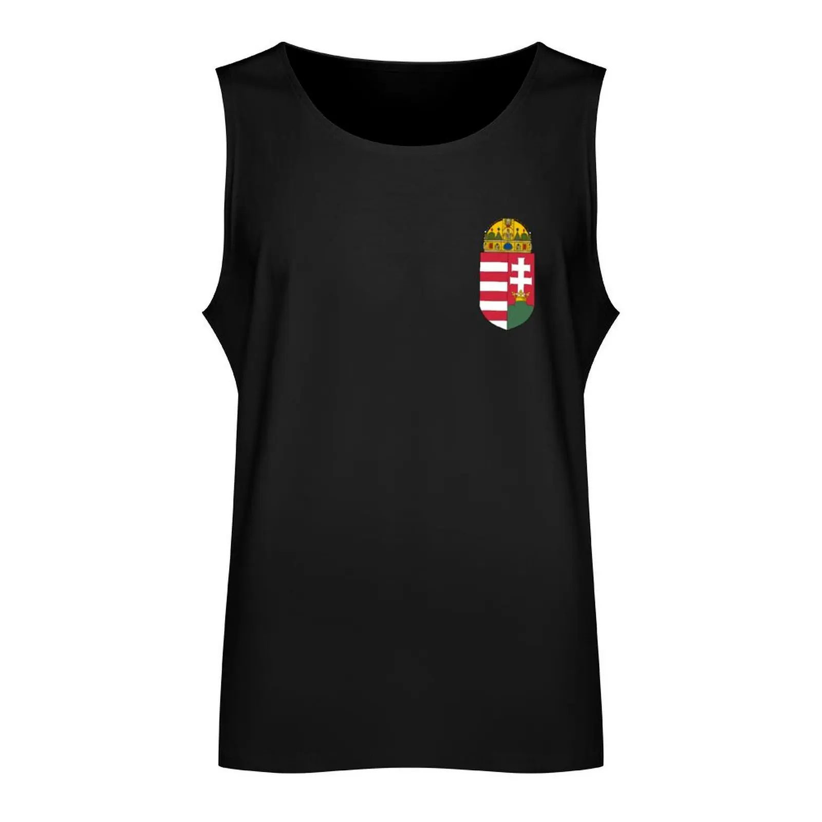 Coat of Arms Hungary Tank Top gym shirts Men's summer clothes