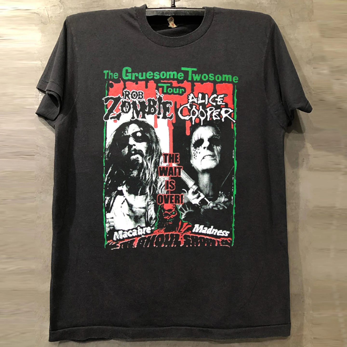 Rob Zombie Rock Band American Collaborative Short Sleeve T-Shirt Trendy Cotton round Neck Loose Fit Youth Summer Tee