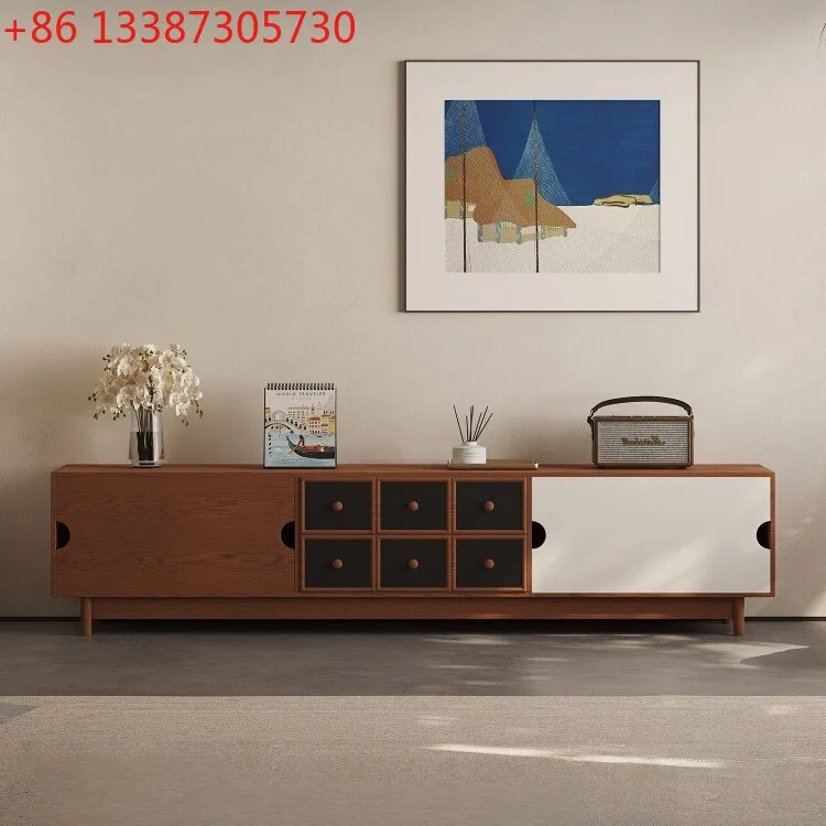 

Тумба под телевизор в средневековом стиле из массива дерева для гостиной, для небольшой квартиры, новая, в стиле лайт-люкс, с высоким качеством отделки