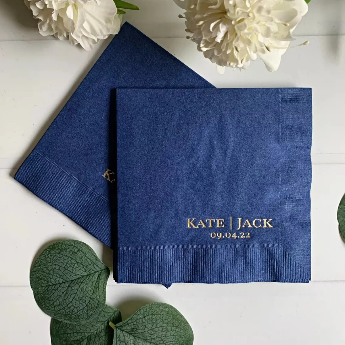 

Personalized Wedding Cocktail Napkins