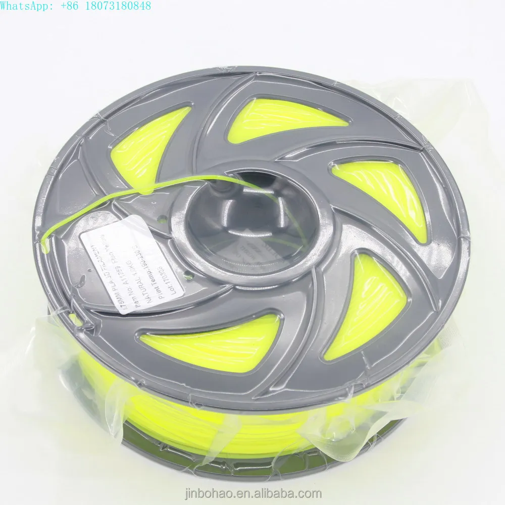 

factory direct-selling and high quality 1kg/roll 1.75mm pla filament for 3d printer