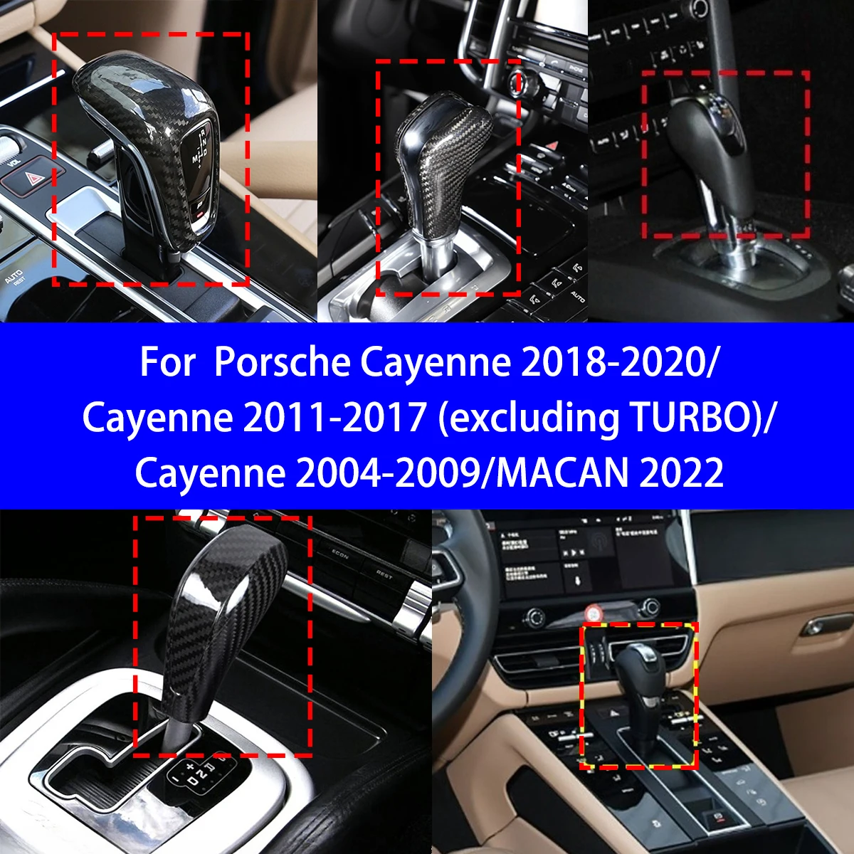 

Подходит для Porsche Cayenne (за исключением TURBO)/MACAN, крышка головки шестерни из сухого углеродного волокна, комбинированное украшение рычага переключения передач
