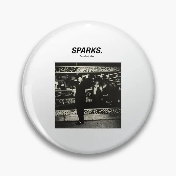 Sparks Terminal Jive Album Cover  Soft Button Pin Cartoon Metal Women Badge Cute Fashion Creative Decor Funny Brooch Hat