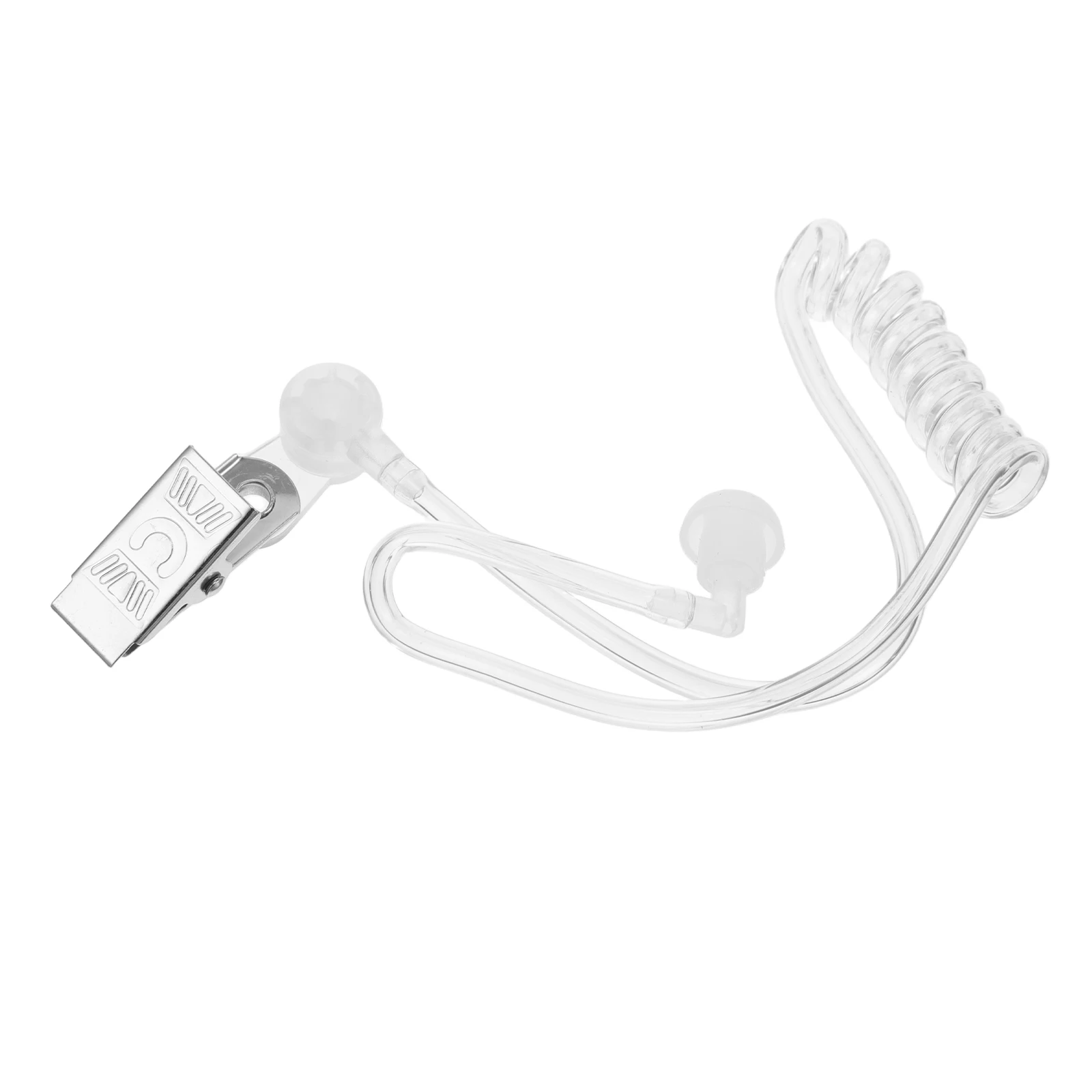 

Headset Dress up Earbuds Cosplay Props Fake Mic Earphone Costume Transparent Agent Earpiece
