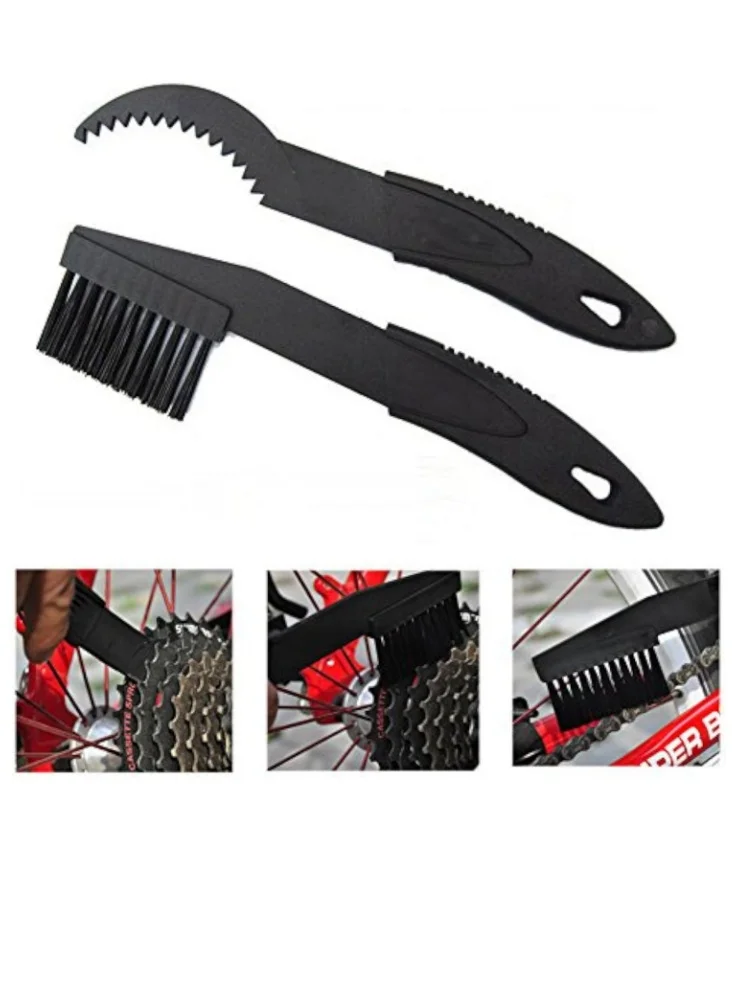 AliExpress NONE Cycling Bicycle Chain Cleaner Easy Clean Bike Parts Cleaning Brush WasherTool Waterless Set Kit (3 Piece)