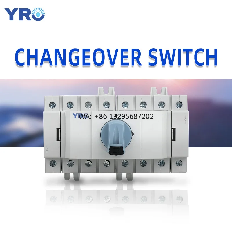 

Sunshine 400V 80A 3 Phase DIN Rail Rotary AC Manual Dual Power Transfer Switch Changeover Switch