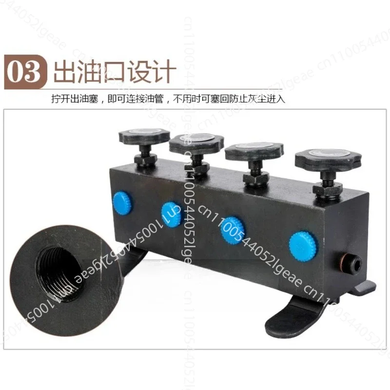 Hydraulic Three-way Valve Oil Route Manual Distribution Valve Second, Third, Fourth, Fifth Way Distributor with Switch
