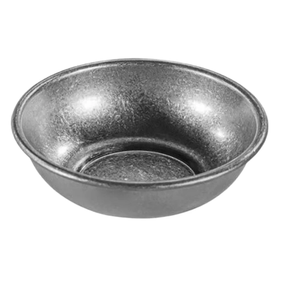 304 Stainless Steel Sauce Dish with Retro Finish for Serving Soy Sauce Ketchup Gravy and Other Liquid Condiments Regularly