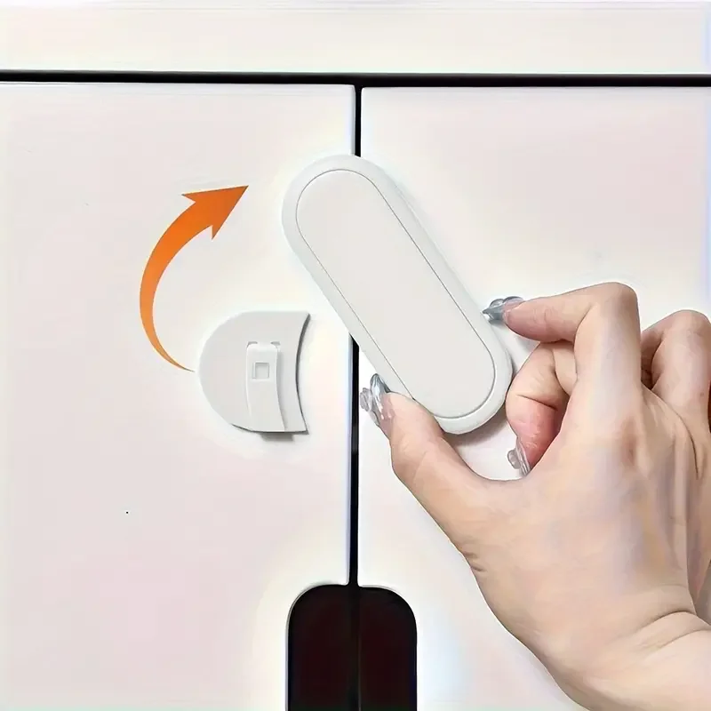 3-piece child safety drawer lock invisible magnetic cabinet lock to prevent baby from opening the cabinet door lock for refriger