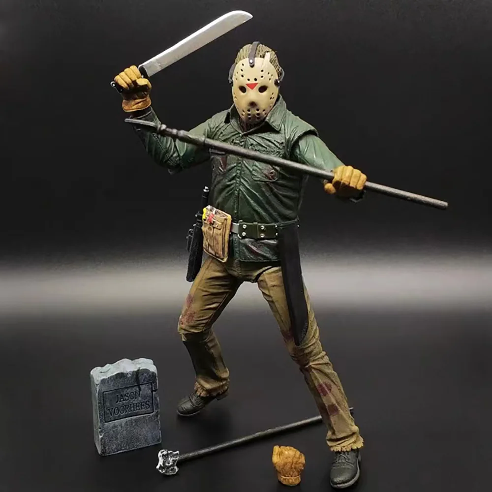 NECA Black Friday Series Homicidal Mania Jason 30th Anniversary Vinyl Doll Model Figures 18CM Children's Toy Gifts Collect Toys