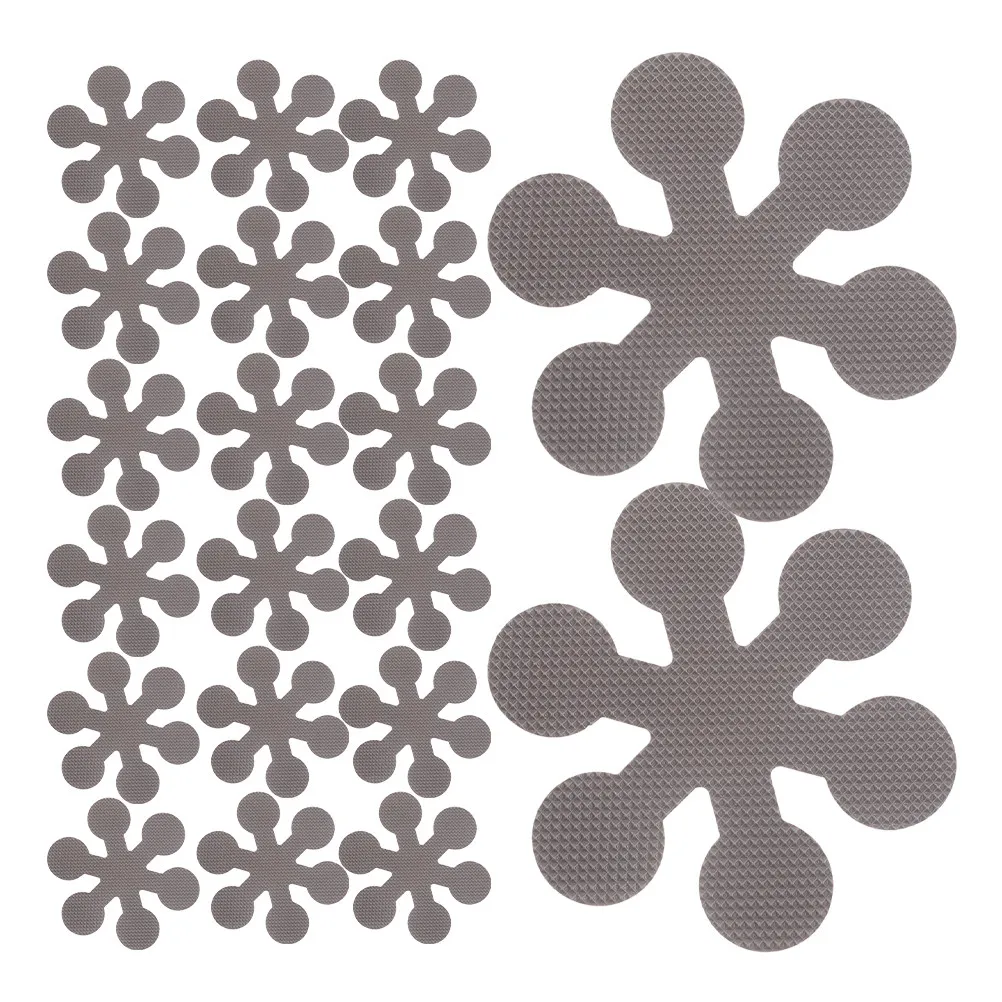 20Pcs Non Slip Bathtub Stickers Snowflake Adhesive Decals Bathroom Shower Tub Non Skid Safety Stickers Anti Slip Floor Grip