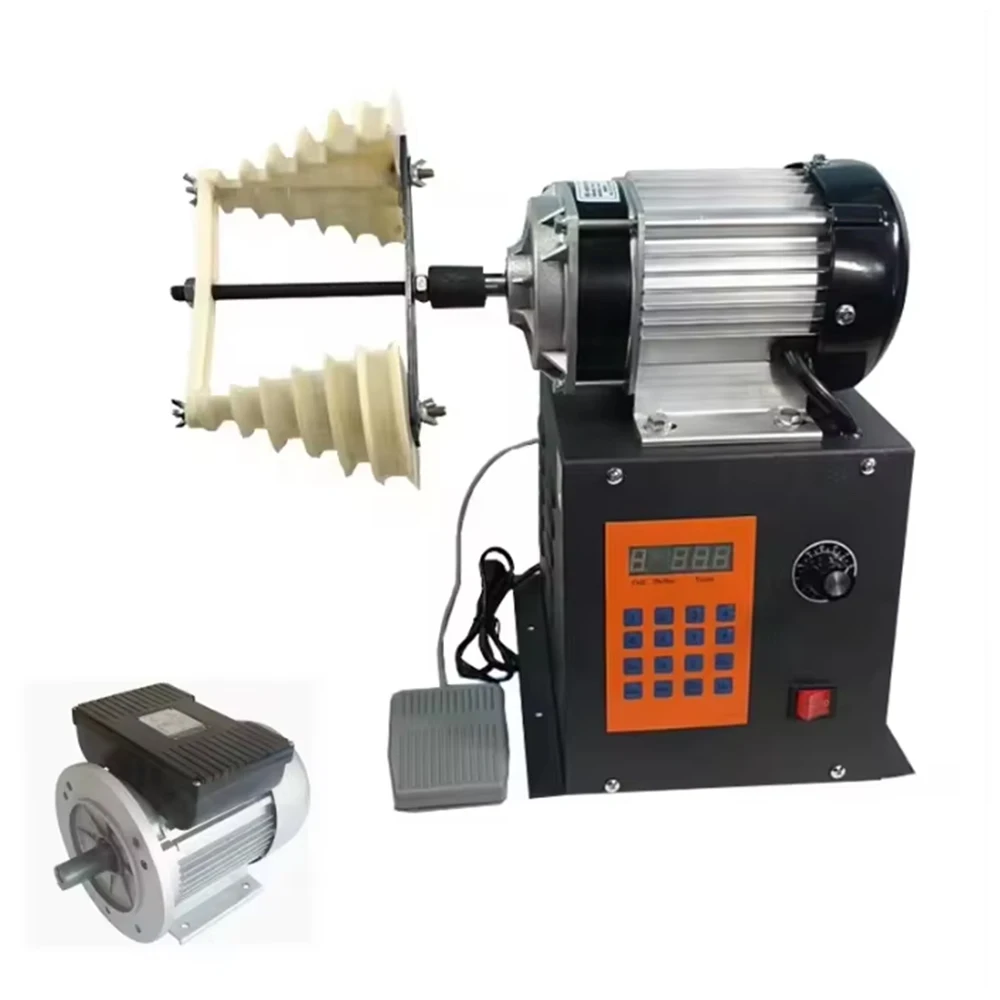 350W 500W 750W Fully Automatic Coil CNC Winder Table Fan Electric Motor Winding Machine Programmable Counter Small Equipment view 6