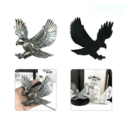3D Stereo Eagle Epoxy Resin Mold DIY Eagle Owl Wall Pendant Desktop Decoration Silicone Mould Home Decor Tools
