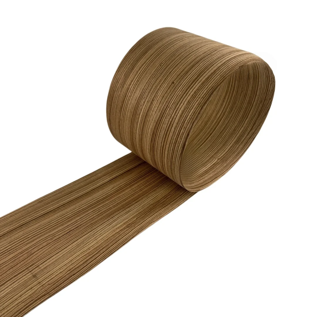 

Natural Zebrawood Veneer 0.5mm, Suitable for Instrument Making, Guitar Top Veneering, and Furniture Repair, Size 250x20cm