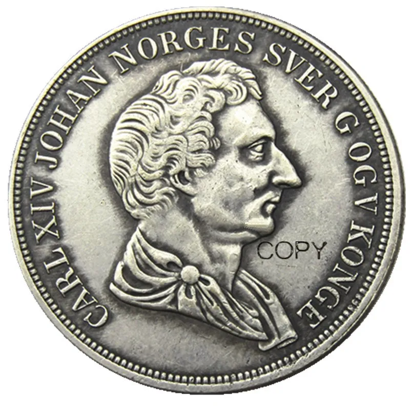 1844 Norway 1 Speciedaler Silver Plated Copy Coins