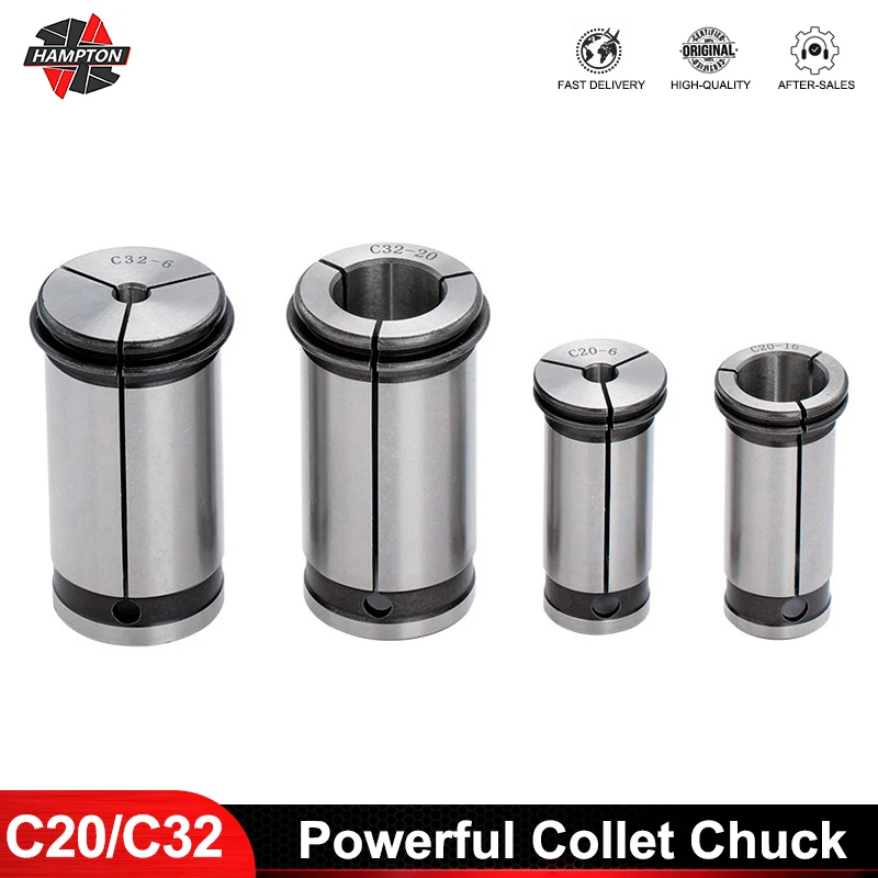 

HAMPTON Collet Chuck BT30 BT40 SC C20 C32 Powerful Collet Milling Cutter Strong Power Collet Chuck Powerful Collet Chuck Tool