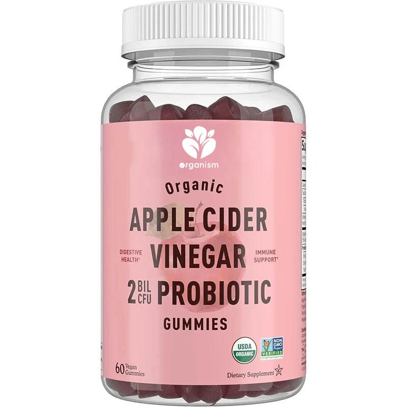 

Apple Vinegar Probiotic Soft Candy USDA Organic ACV Soft Candy Vitamin, Whole Foods Vitamin B12, Used for Digestive Health