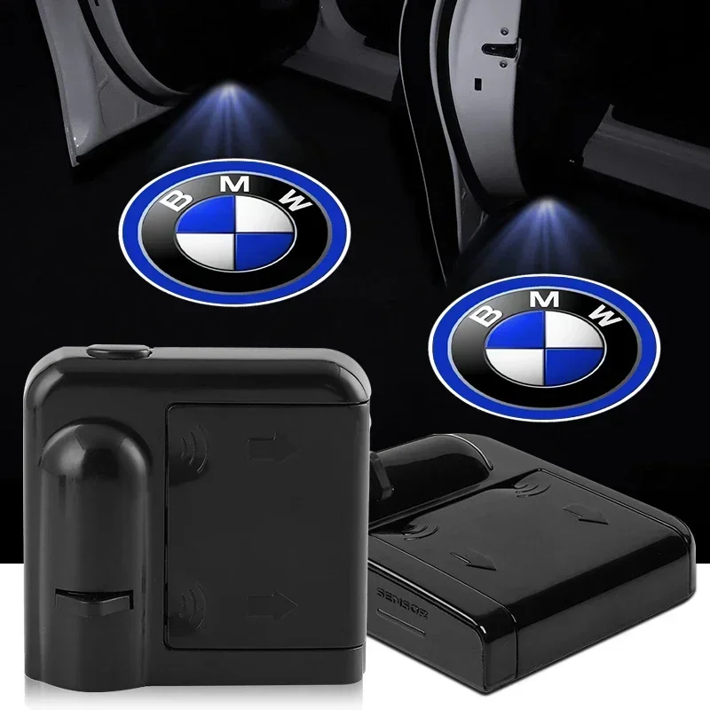 1/2 قطعة باب السيارة العارض مصابيح LED ترحيب ضوء شعار لسيارات BMW M M1 M2 M3 M4 M5 M6 M8 X3 X4 X5 X6 E34 E36 E60 E90 E46 E39 E70 #1