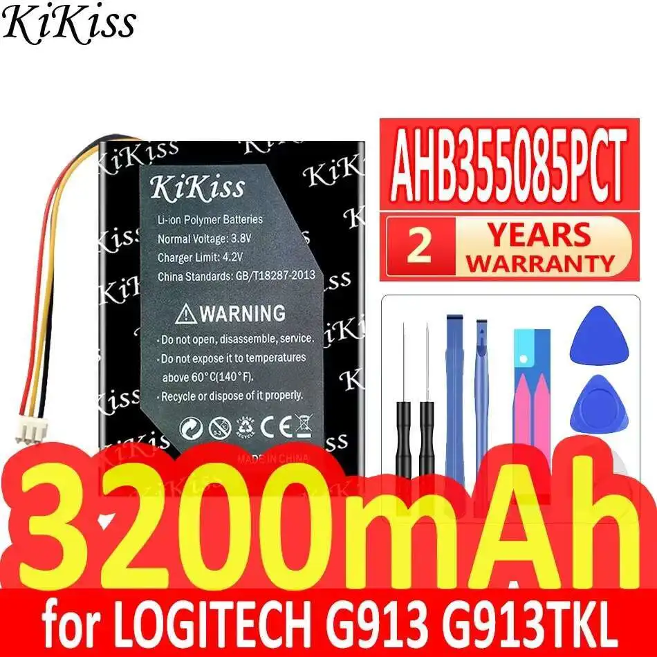 

3200mAh Mechanical Keyboard Battery for LOGITECH G913 G913TKL mechanical keyboard, AHB355085PCT