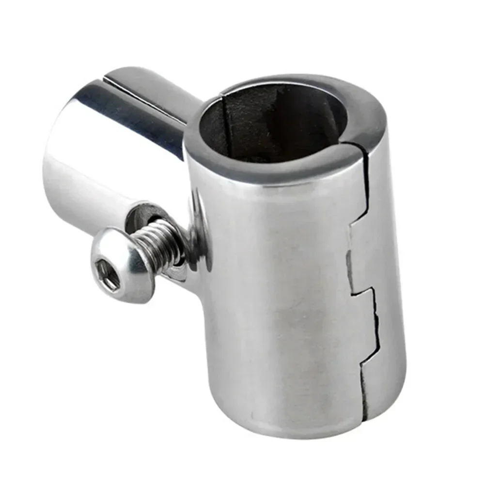316 Stainless Steel 90 Degree Handrail T Tee Fitting For 25mm 22mm Boat Pipe Tubing Heavy Duty Rail Connector