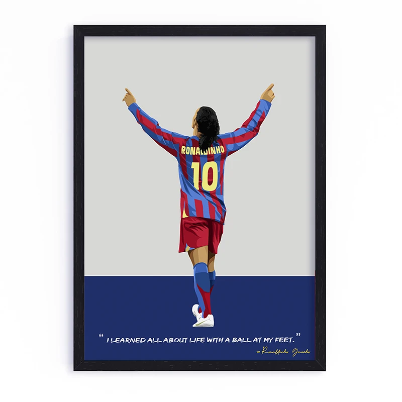 Famous Soccer Spoters Poster Canvas Printing Poster Soccer Home Room Wall Art Decor Players Fans Gift Prints Wall Decoration