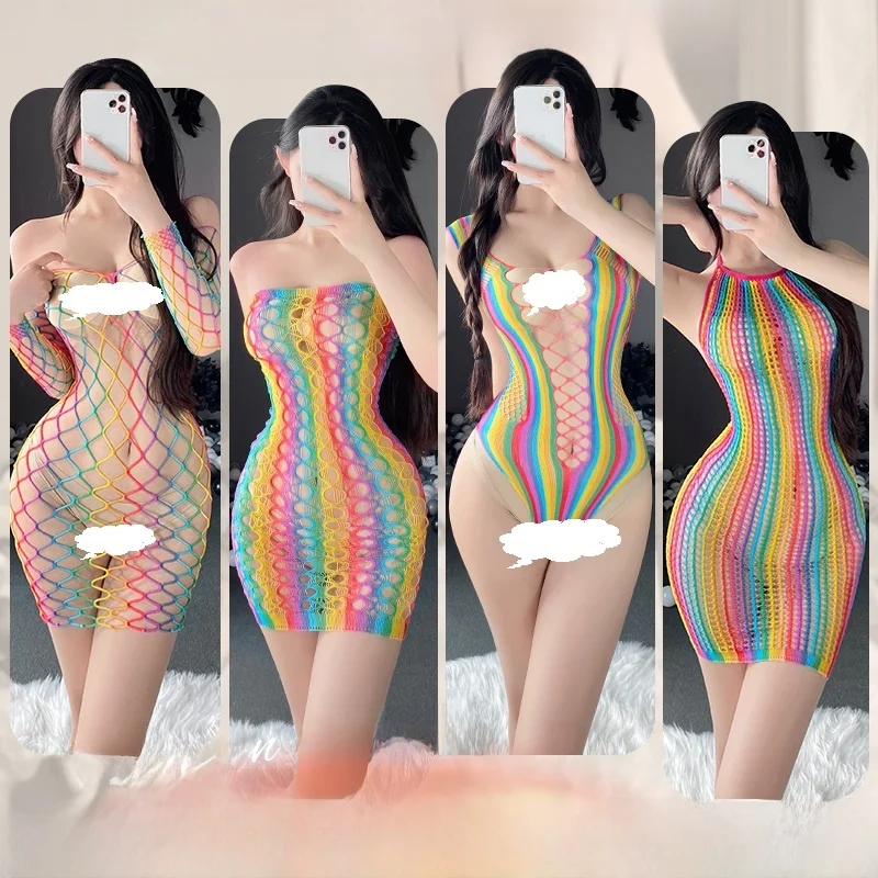 

Embroidered Sexy Net Stoings Full Body a Tights Vibrant Patterned Leggings Ultra-Thin Hollow out Design