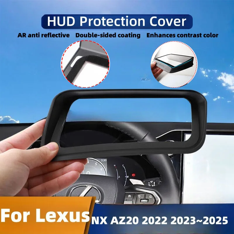 

Автомобильный HUD-дисплей, защитный чехол для Lexus NX AZ20 2022 2023 ~ 2025, светоотражающий проекционный экран, пылезащитные автомобильные аксессуары