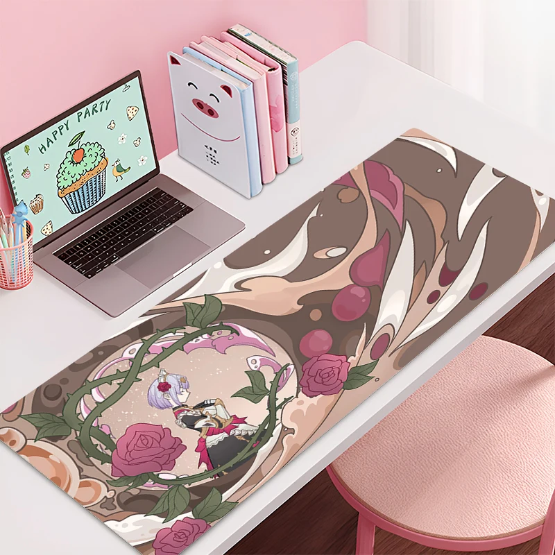 

Mousepad Genshin Impact New MousePads Keyboard Pad Mouse Mat Gamer Soft Office Carpet Table Mat Desktop PC carpet Big Mouse Pad
