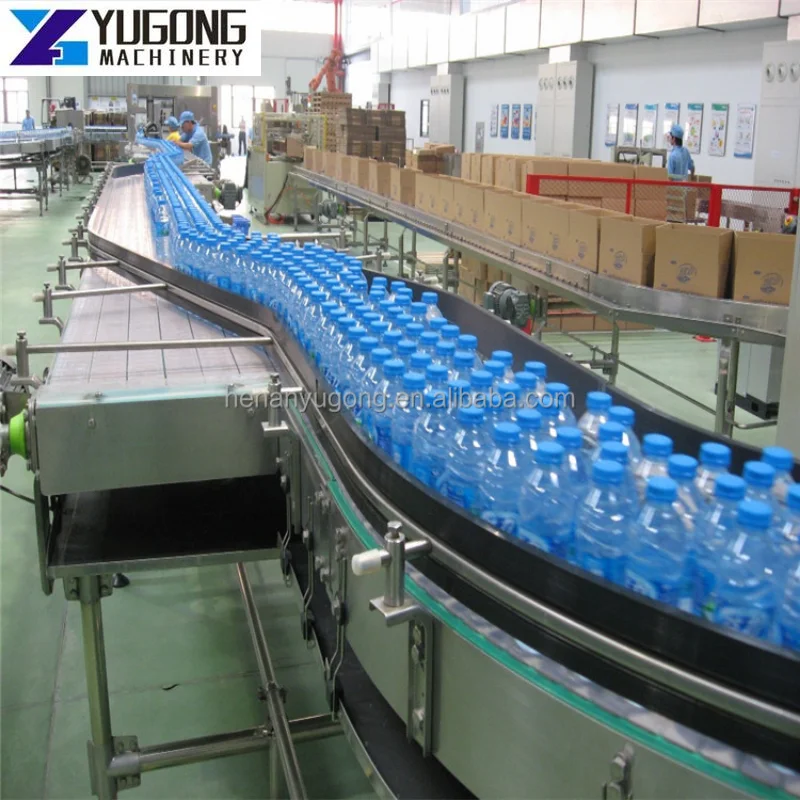 YUGONG Automatic Bottle Filling and Capping Labeling Machine Water Bottling Plant Water Filling Production Line