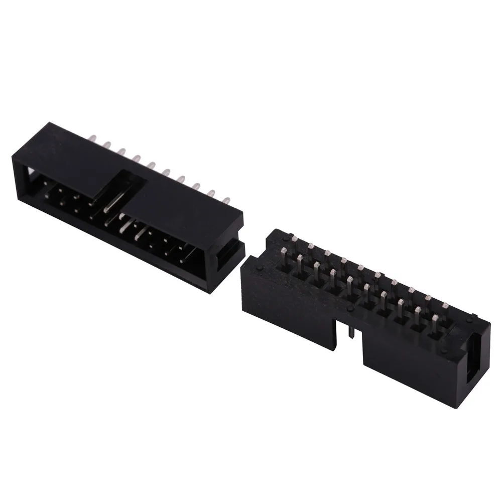 Fc 6/8/10/12/14/16/18/20/24/26/30/34/40/50/60/64pin 2,54mm Pitch Buchse IDC-Buchse Anschluss band kabel DC3 Header Stecker