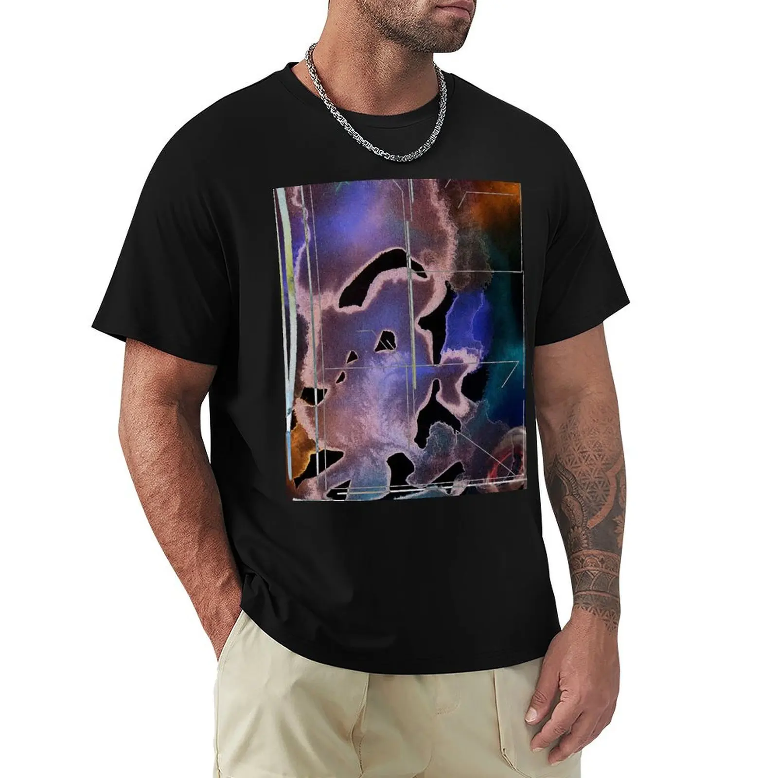 

Inky Blueprint T-Shirt street wear customizeds men workout shirt